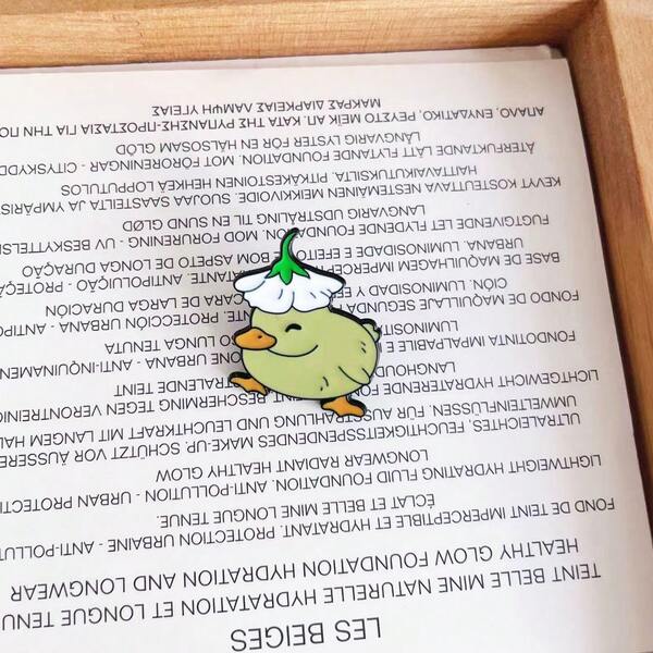 1pc Cute Mini Yellow Duck Brooch Decor