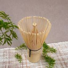 1pc Genuine Bamboo Matcha Whisk, Easy To Use And Clean - Traditional Japanese Handmade Matcha Whisk, Specially Designed For Matcha Enthusiasts