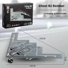 1架F14、SU57、F22、B2、SU25、A10战斗机和轰炸机模型，微缩比例模型，塑料积木飞机模型，创意收藏礼品，适合14岁以上人群，圣诞礼物 - 彩色 - 查看 9