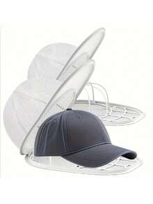 Jaula de limpieza para tapas de lavadora, lavadora de tapas con bolsa de malla, jaula de limpieza/protección para gorras de béisbol, adecuada para limpiar varios tipos de gorras - Multicolor - Ver 1