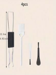 4 件装通用键盘键帽拉拔器、按键开关拆卸器、按钮提取器、维护清洁工具