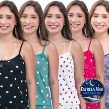 Kit Of 2 Baby Doll Short Doll Sleepwear, Super Comfortable. - Multicolor - View 1