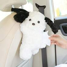 1pc Car Interior Seat Tissue Box, Small Dog Ear Hanging Style Car Backseat Tissue Holder, Suitable For Car, Home, Bathroom, Kitchen, Bedroom, Balcony, Camping, Can Be Used As Gift For Friends And Family, 2 Styles Available - one-size - View 6