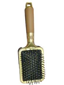 4件套镀金刷套装：方形气垫刷、椭圆气垫刷、平刷、按摩刷、卷发刷、化妆刷、剪发刷、染发刷、头皮按摩爪、椭圆通风刷