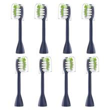 8 đầu bàn chải đánh răng điện thay thế, tương thích với dòng Philips One Series HY1100/HY1200 - Nhiều màu - Xem 10