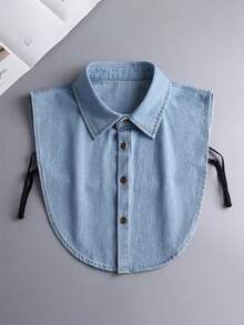 1/2件装女士时尚配饰，简约可拆卸领子，假衬衫领，圣诞节连衣裙装饰