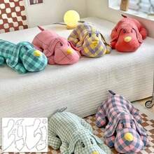 1 pieza Plantilla de acolchado con forma de perro de PET, herramienta de patrón de bordado creativo DIY, adecuada para manualidades DIY y proyectos de costura profesionales, asistencia de patchwork, ayuda de costura decorativa, bordes lisos, guía de costura, esencial para entusiastas de la artesanía - lechoso - Ver 3