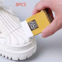 2/4/8pcs TPE Shoe Cleaner - No Water Needed Strong Cleaning, Suitable For Suede Shoes/Boots, Ergonomic Portable Design, Back To School Essential Shoe Cleaning Tool, Non-Electric Durable Rubber Eraser