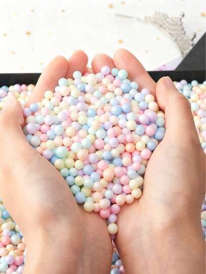Bulk Colored Foam Balls - These Lightweight, Foam Balls Are Famous For The Cheerful Mixture Of Soft Pastel Colors. They Are Fluffy, Stain Free, And Very Suitable For Decoration And Handicrafts.