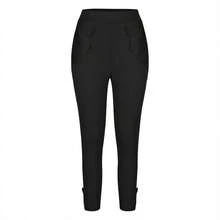 Pantalones Casuales para Mujer, Leggings elsticos de Encaje de 3/4 de Largo, Color Liso, Ajustados, elsticos, para Estar en casa. - inicial - Ver 4