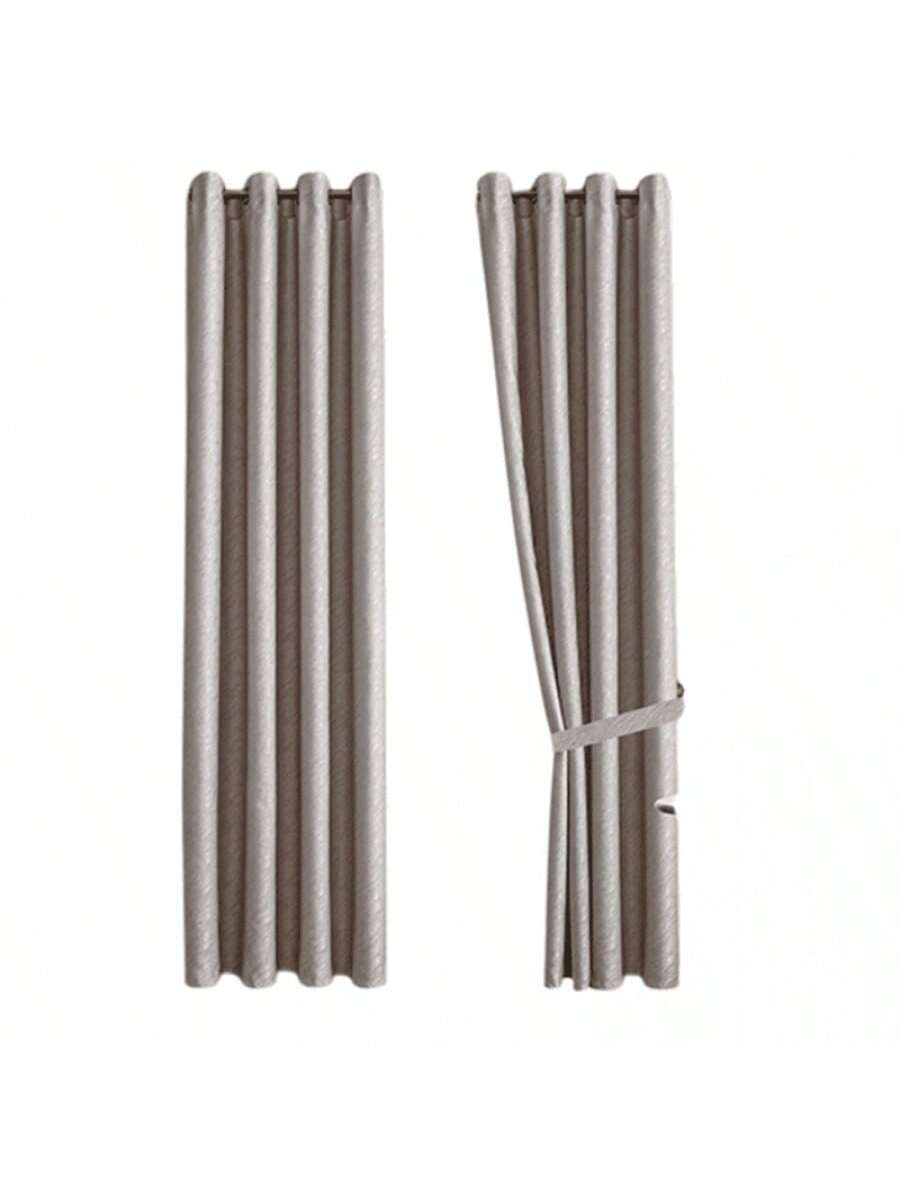 cortinas de tela Color Cafe Claro de alta durabilidad de 140cm*225cm