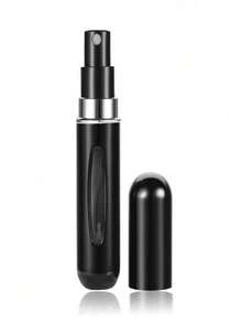 1PC Black Mini Perfume Spray Bottle - Practical Portable Refillable Perfume Atomizer | Perfect For Fragrance Enthusiasts & Frequent Travelers (Convenient For Trips, Daily Outings) | Fit For Men & Women, Easy To Carry In Luggage & Handbags | Travel-Compliant Mini Size (Meets Carry-On Item Regulations) | Refillable Design Eliminates Need For Full-Size Perfume Bottles | Durable Sturdy Build Resists Travel Wear And Tear | Practical Accessory For On-The-Go Perfume Use Anytime, Anywhere - 黑色 - 查看 12