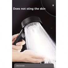 59.06 英寸柔性软管 + 高压淋浴喷头，5 种瀑布式出水模式组合，5 种喷淋模式 - 安装简便，现代设计，提升淋浴体验