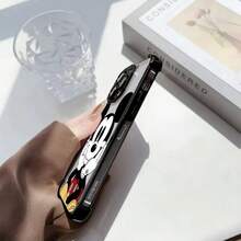 This Disney Mickey Mouse Phone Case Features An Adorable And Playful Expression Design, A Simple And Stylish Appearance, And A Smooth Touch. Made Of Super Cute And Eye-Catching TPU Material, It Includes Camera Protection, Making It An Ideal Choice For Girls. Compatible With IPhone 17/16/15/14/13/...12 Mini Pro Max Pro Plus XRXS. Compatible With All SamsungS22/S23/S24/S25 Series. The Perfect Gift For Family And Friends. Lightweight And Durable Material. - màu đen - Xem 5