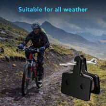 4pcs Mountain Bike Disc Brake Pads, Disc Brake Caliper Brake Shoes Friction Blocks Brake Parts