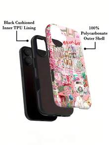 ¿Qué funda de teléfono festiva 2 en 1 de Cascanueces rosa con diseño de bastones de caramelo y árboles de Navidad? Compatible con  11 y modelos  17  16 Pro Max  15 Pro Max  13 y  12 Fabricada en material de TPU que proporciona protección contra golpes y caídas Una excelente opción para regalar a familiares, amigos, seres queridos, novios/novias y regalos de Navidad..funda de  15,  17 Pro Max, fundas para , funda de  16 Plus, regalos de Navidad, funda de  13, funda de teléfono de Navidad, funda de  16 Pro, funda de teléfono  15 - Blanco - Ver 7