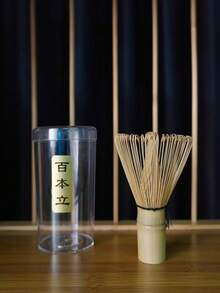1pc Authentic Bamboo Matcha Whisk, Easily Produces Perfect Froth - Easy To Use And Clean - Traditional Japanese Handmade Matcha Whisk, Designed For Matcha Enthusiasts
