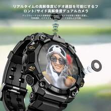 LOKMAT APPLLP 2 PRO Smartwatch Features A 1.508-Inch AMOLED HD Screen And An HD Camera, And Is Compatible With And IOS Devices. It Supports 2G/3G/4G/5G SIM Cards, Cellular Data Networks, Wi-Fi Connections, And The Download Of Third- Apps. It Runs On Android 8.1 And Supports GPS, Beidou, Granus, AGPS, LBS, And Wi-Fi Positioning - APPLLP 2 PRO - View 7