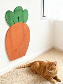 1pc Felt Wall Mounted Scratching Pad. Cat Self-Grooming Durable Scratching Board Toy, Sofa Scratch Mat, Abrasion Resistant Felt Pad