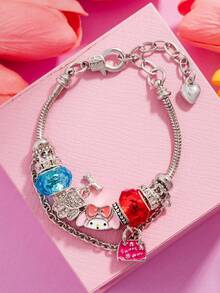 SANRIO 1 chiếc vòng tay hoạt hình Melody/Hello Kitty/Pompompurin/Kuromi dễ thương, thích hợp đeo hàng ngày, làm quà tặng cho bạn bè - Nhiều màu - Xem 4