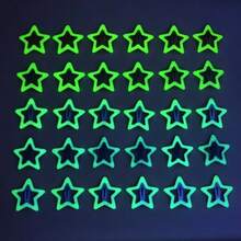 10 chiếc kẹp tóc cơ bản thời trang dành cho nữ với họa tiết ngôi sao màu hồng, phù hợp sử dụng hàng ngày, phụ kiện màu hồng, kẹp tóc, kẹp cài tóc, đồ dùng học tập, phụ kiện tóc, vẻ quyến rũ năm mới, phụ kiện đội đầu, ghim cài tóc - Màu Hồng Tươi - Xem 11