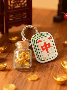 2026年新年纪念金锭钥匙扣，亚克力吊坠，寓意好运和祝福，可挂在背包上作为装饰，包包配件，新年装饰品，亚克力钥匙扣，女士钥匙扣饰品，钥匙扣配件，女士钥匙扣，小礼物，送给她的礼物 - 彩色 - 查看 13