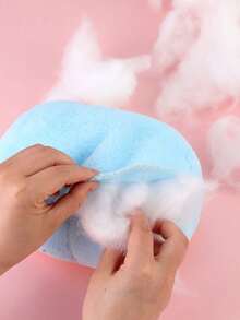 1 Set Of 600g Odorless Filling Cotton, High-Elasticity Fluffy Filling Cotton, Three-Dimensional Polyester Filling, Pillow Filling, Felt Doll Filling - White - View 3