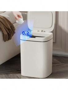 11L/15L Automatic Sensor Trash Can – Battery Operated (2 Batteries), Touchless Waterproof Bin With Lid,11L/15L Smart Sensor Trash Can – 2-Battery Powered, Touchless Waterproof Kitchen Bathroom Bin,11L/15L Battery Operated Sensor Trash Can, 2-Battery Sensor Bin, Touchless Battery Powered Trash Can, Waterproof Automatic Trash Can, Cordless Sensor Trash Can, Home Battery Operated Bin, Kitchen Bathroom Sensor Trash Can, Dual Capacity Battery Bin, 2pcs Battery Trash Can, Touchless Waterproof Bin, Odor-Sealing Battery Trash Can, Compact Sensor Bin, Family Size Automatic Trash Can, Cordless Home Wastebasket, Battery Powered Hygiene Bin, Replaceable Battery Trash Can, Multi-Room Sensor Trash Can, Easy-Install Battery Bin, No-Charge Sensor Trash Can, Durable Battery Operated Wastebasket - 白色15L - 查看 6