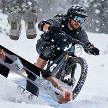 2pcs Durable TPE Bicycle Shoe Covers, Anti-Slip Bike Pedal Protectors, Suitable For Winter Hiking, Daily Wear, Casual And Urban Walking, Outdoor Cycling And Hiking Shoes