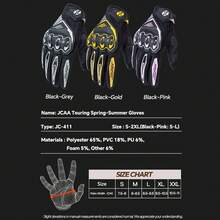 MJMOTO Găng tay lái xe máy màu hồng mới dành cho nữ, găng tay xe đạp có màn hình cảm ứng, găng tay chống ngã, găng tay đua mô tô địa hình. - A - Xem 6