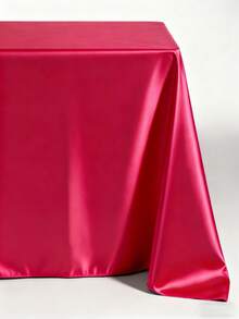 1 Stück rechteckige Satin-Tischdecke, hergestellt aus einem glatten Stoff ähnlich wie Seide, geeignet für die Dekoration von Partys, Hochzeiten, Outdoor-Veranstaltungen, Festessen und Banketten (Burgund/Rot/Weiß). Hochzeitsdekoration, weiße Hochzeitstischdecke, Valentinstag Tischdecke Valentinstag - Verschiedenfarbig - Übersicht 6