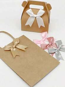 20/50个彩色缎带蝴蝶结，可爱蝴蝶结，适用于DIY工艺品装饰、头饰、时尚服装配饰、婚礼、生日派对装饰 - 彩色 - 查看 11