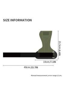 GOUNOD 基础款举重腕带，皮革举重腕带，适用于硬拉和力量举，可调节氯丁橡胶衬垫健身房锻炼举重腕钩，男女通用，健身配件。