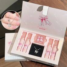 Art Value 4pcs Butterfly Dance Makeup Set - Blush, Necklace, Matte Lip Cream, Lip Gloss - 蝴蝶套盒 - 查看 8