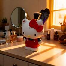 SANRIO 1 recipiente organizador em formato de caneta, ideal para decoração de mesa de maquiagem e ferramentas. Disponível em dois estilos. Perfeito para uso diário. (O produto apresenta pequenos defeitos. Caso isso seja um problema para você, por favor, não compre.) - Multicolorido - Ver 4