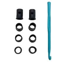 Padel Racket Dampeners , Eight-Pack, Durable Rubber , Enhanced Vibration Control