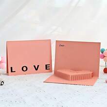 RIMEMO 3D立体弹出式周年纪念卡，送给妻子、丈夫、她、他、情侣，立体婚礼卡，情人节卡，浪漫爱情贺卡 - 彩色 - 查看 7