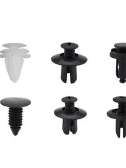 Kit 100 Grampos Presilhas Reparo Automotivo Universal