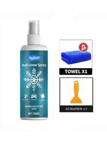 Car Windshield De-Icer Spray - Fast Ice Melt Anti-Frost | Gentle On Car Glass & Refrigerator Freezers - Multicolor - View 12