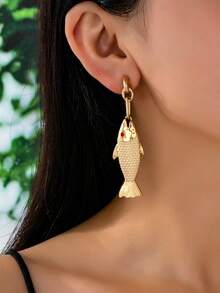 New Design Earrings, Fresh Ocean Style Fish Eye Stud Earrings