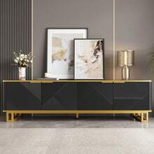 Television Stands & Entertainment Centers - Black - View 2