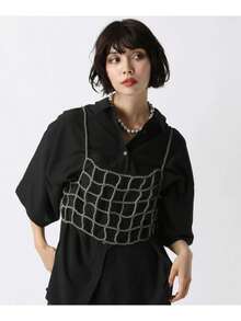 Spring New Arrival:1Pc Casual Fashion Faux Pearl Spaghetti Strap Tank Top Cami Minimalist Beaded Vest Unique Design Allows For Reversible Wear - Silver - View 1