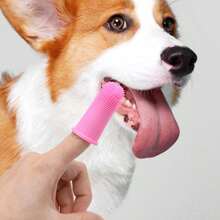 Pet Finger Toothbrush Pet Toothbrush Silicone Toothbrush Puppy Cat Finger Set Brush Finger Pet Toothbrush Small Size Suitable For Dogs And Cats