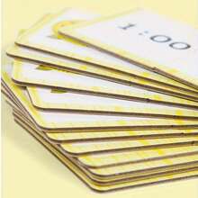 Children's Simple Clock Learning Set, Clock Time Recognition Matching Game Toy, Suitable For Boys And Girls Early Education Time Cognition Toy Gift, Birthday Gift, Christmas Gift, Preschool Gift - Multicolor - View 8