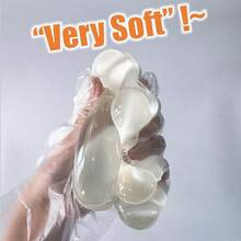 5 món đồ chơi bóp hình bàn chân mèo cỡ lớn làm thủ công, đồ chơi mềm dẻo trong suốt 15 cm, thích hợp cho người lớn, giúp giảm căng thẳng, đồ chơi bóp dính. - trong suốt - Xem 7