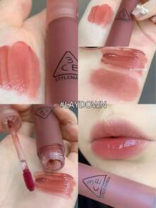 3CE BLUR WATER TINT #LAYDOWN, Liquid Lipstick, High Color Payoff, Strong Coverage, Long-Lasting, Moisturizing, High-Impact Color, Korean Cosmetics, K-Beauty, Gift - BLUR #LAYDOWN - View 5