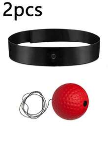 Adult & Teenage Boxing Reflex Ball Set - PA Nylon Reflex Ball With Adjustable Headband, Boxing Gloves And Punching Bag - Improve Hand-Eye Coordination, Speed And Reaction Time, Red/Black Color, Ideal For Boxing Training And Fitness, Boxing Accessories, Boxing Equipment, Boxing Gloves, Boxing - Multicolor - View 11