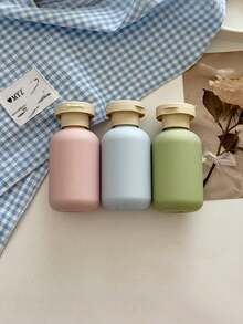 3件套旅行装可重复灌装瓶，洗发水、沐浴露、洗面奶，方便旅行携带 - 彩色 - 查看 10