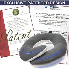 Travel Neck Pillows Airplanes, 360 Support Sleep Long Flight, Skin - Friendly Breathable, Kit With 3D Contoured Eye, Earplugs And Storage Bag Adult, 90+ Lbs - 灰色 + 成人 - 查看 6