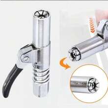 US 2 Pack Grease Gun Coupler Locks Onto Fittings Long-Lasting Rebuildable Tool - 2 Pack - View 2